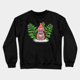 Christmas Hedgehog Crewneck Sweatshirt